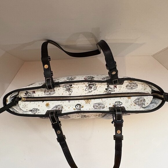 Dooney & Bourke Disney Parks Winter Wonderland Christmas Holiday Tote Purse BNWT - Picture 5 of 13